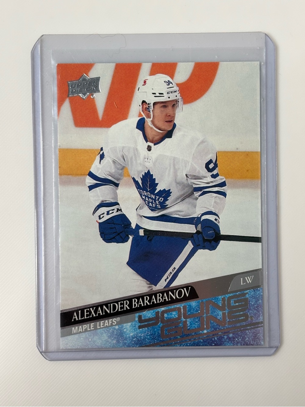 Alexander Barabanov 2020-21 Upper Deck Young Guns #485 Rookie RC Maple Leafs